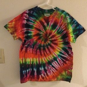 Tie-dyed tee shirt